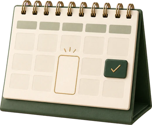 Kalender für Fristen und Aufgaben